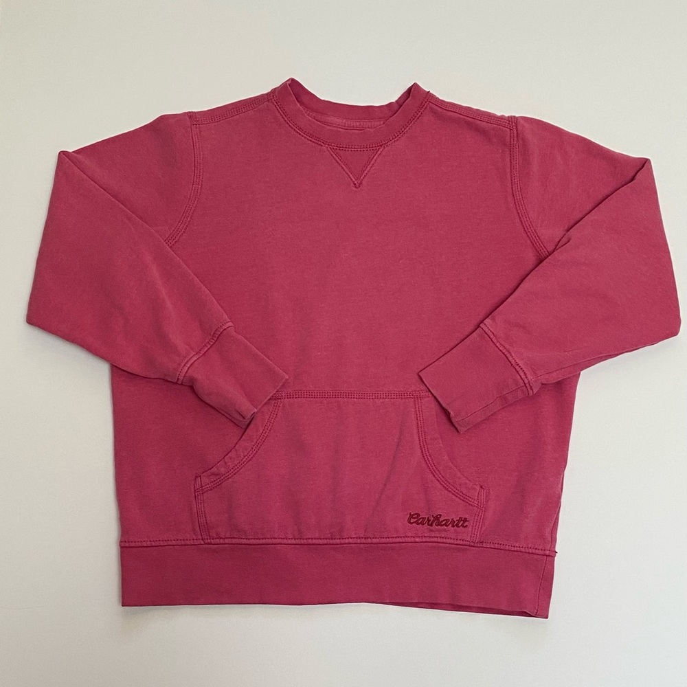 Carhartt Women’s Pink Sweatshirt: size medium